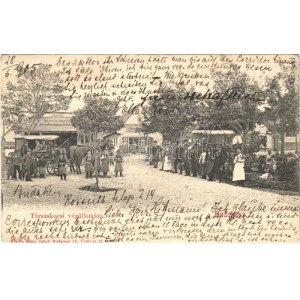 1905 Budakeszi, Társaskocsi végállomás. Stern Jakab kiadása
