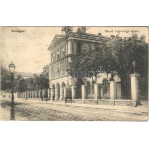 1912 Budapest I. Budai Helyőrségi kórház. Alkotás utca 25.  (Rb)