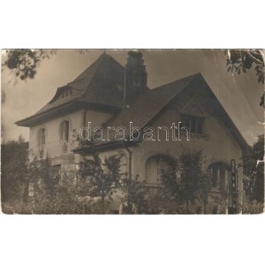 1917 Budapest II. Taussig-Róth villa. Hűvösvölgyi út 94. photo (gyűrődések / creases)