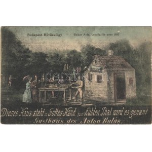 Budapest II. Hűvösvölgy, Balázs Antal vendéglője anno 1800 (fl)