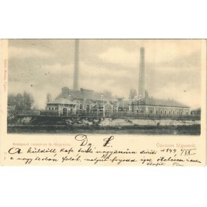 1899 (Vorläufer) Budapest IV. Újpest, Budapesti Vízművek K.-Megyeren (Káposztásmegyer)...