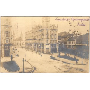 1901 Budapest V. Klotild paloták, templom, Winkle Nándor és perzsa szőnyeg üzlet. photo (fl)