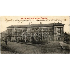1915 Budapest VII. Bethlen téri hadikórház (Izraelita Siketnémák Budapesti Országos Intézete) (13,9 cm x 7,8 cm...