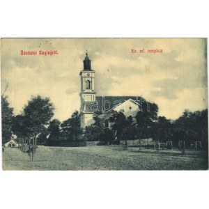 1908 Enying, Református templom, utca, üzlet. W.L. 2751.
