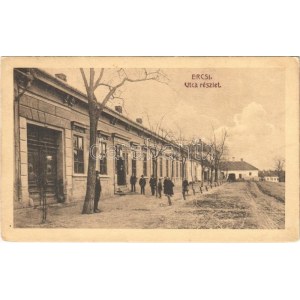 1907 Ercsi, utca, Déri János és fia üzlete és saját kiadása (EK)