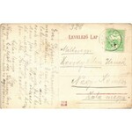 1911 Fonyód (Somogy megye), Balaton kávéház és vendéglő közvetlen a Balaton mentén és a vasútállomás mellett (EK...