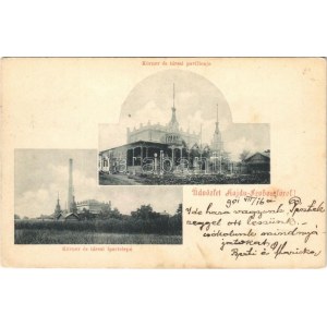 1901 Hajdúszoboszló, Hajdú-Szoboszló; Körner és társai ipartelepe és pavilonja (EK)