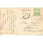 1912 Kémes, templom, utcaképek, jegyzői lak, Fischer Ignátz üzlete
