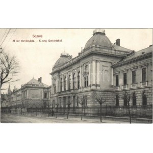 1912 Sopron, M. kir. törvényház. Breuer D. 305.
