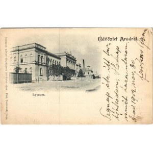 1902 Arad, Lyceum. Honisch udvari fényképész felvételei után / school