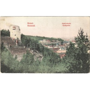1908 Brassó, Kronstadt, Brasov; Árokmente / Graftl