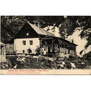 1908 Csiklovabánya, Csiklóbánya, Ciclova Montana; Kalugra kolostor / Salutare dela manastirea Calugara langa Ciclova...