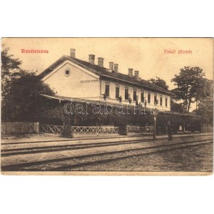 1909 Erzsébetváros, Dumbraveni; vasútállomás / railway station (EK)