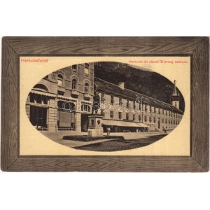 1911 Herkulesfürdő, Baile Herculane; Herkules tér, József főherceg szálloda, Eberle Keresztély üzlete / square, hotel...