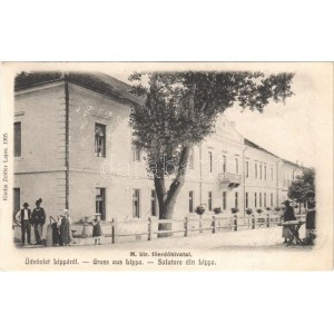 1907 Lippa, Lipova; M. kir. főerdőhivatal. Zeitler Lajos 1905. / forestry office