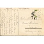 1915 Nagyszeben, Hermannstadt, Sibiu; tér, villamos. J. Bein 2915. / Hermannsplatz / square, tram (Rb...