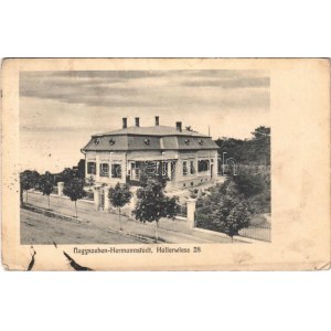 1908 Nagyszeben, Hermannstadt, Sibiu; Hallerrét, Emil Kissling villája / Hallerwiese 28 / villa (EK...