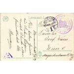 1917 Nagyszeben, Hermannstadt, Sibiu; Nagy piac, üzletek. Vasúti levelezőlapárusítás 9.sz. 1915. / market square...