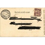 1900 Nagyvárad, Oradea, Grosswardein; Sebes-Körös partja, híd, Gazdasági és Iparbank, Janky Antal és Kiss Károly üzlete...