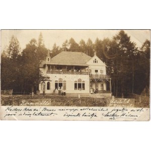 1899 (Vorläufer) Felsőróna, Horná Roven (Selmecbánya, Banská Stiavnica); Róza szálló / hotel. photo (EK...