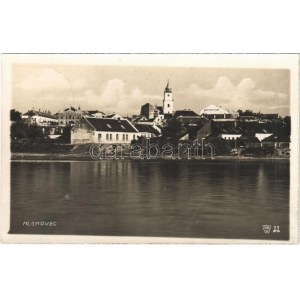 1932 Galgóc, Frasták, Hlohovec; látkép a zsinagógával, bútorház / Nábytkovy Dom ...