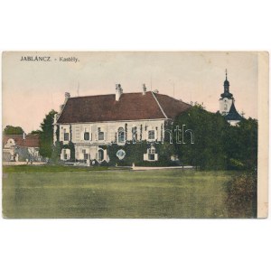 Jablánc, Nyitra-Jablonic, Jablonica; Gróf Apponyi kastély / castle (EK)
