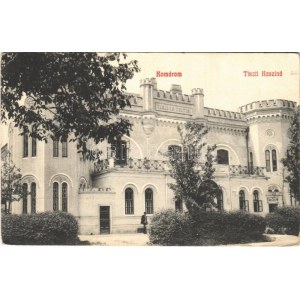 1908 Komárom, Komárnó; Tiszti kaszinó, Dósa József üzlete / officers' casino, shop (EK)