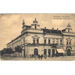 Beregszász, Berehove; Royal szálloda és mozgószínház, mozi, Dobos üzlete / hotel and cinema, shop (EK) ...