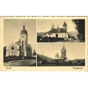 1943 Dombó, Dubove; templom (görögkeleti fatemplom is) / churches (Greek Orthodox wooden church)