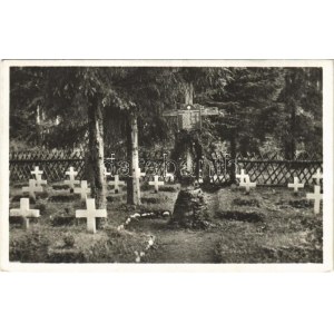 1943 Kőrösmező, Yasinia, Jassinja, Jasina (Máramaros); Vál. hrbitov na Bojkovci / Első világháborús hősi temető a Tatár...