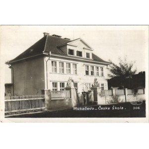 1936 Munkács, Mukacheve, Mukachevo, Mukacevo; Cseh iskola / Ceska skola / Czech school. Lichtig 306. (EK...