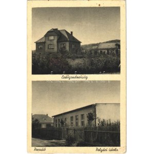 Poroskő, Poroskovo, Poroshkovo; erdőgondnokság, polgári iskola / forestry office, school (EK)