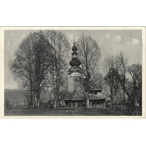 Szolyva, Svalava, Svaljava, Szvaljava, Svaliava; Görögkeleti fatemplom / Greek Orthodox wooden church ...