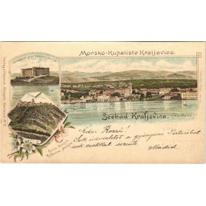 1898 (Vorläufer) Kraljevica, Portoré, Porto Ré; Morsko-Kupaliste, Frankopanski grad Samostan jeznita, Ruscvina Hreljin ...