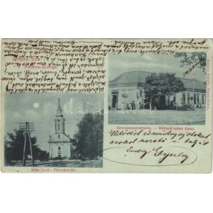 1901 Kevevára, Temeskubin, Kovin; Római katolikus plébánia templom, Bavaniste utca...