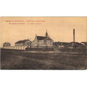 1907 Szávaszentdemeter, Mitrovice, Mitrovitz an der Save, Sremska Mitrovica; Kr. zemalj. Kazniona / börtön / prison. W...