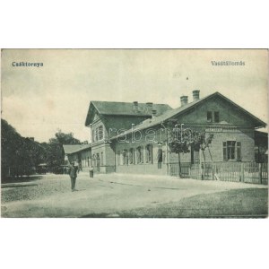 1918 Csáktornya, Cakovec; vasútállomás / railway station