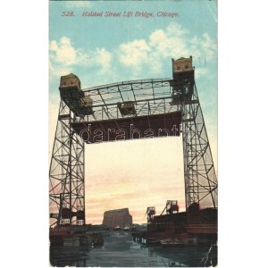 1913 Chicago (Illinois), Halsted Street Lift Bridge (fa)
