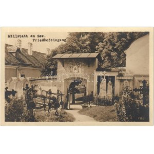 Millstatt am See, Friedhofeingang / cemetery entry. photo