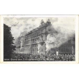 1927 Wien, Vienna, Bécs; Brand des Justizpalastes am 15 Juli / the burning Palace of Justice