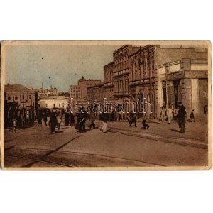 1928 Baku, Bacou; Municipal street, Tavriz, shops (EB)