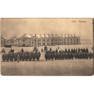 Lida, Kaserne / military barrack, soldiers
