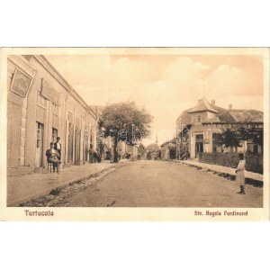 1938 Tutrakan, Turtucaia; Str. Regele Ferdinand / street, shops