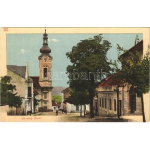 Uhersky Brod, Magyarbród, Ungarisch Brod; street, church