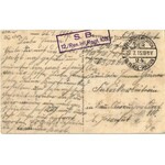 1910 Pontfaverger, Pont-Faverger; Mairie, Ecole des garcons et filles / town hall...