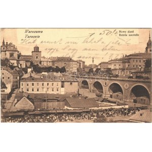 1915 Warszawa, Varsovie, Warschau, Warsaw; Nowy zjazd / Entrée nouvelle / market