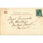 1902 Ipswich, Town hall and post office. Raphael Tuck & Sons United Kingdom Postcard Series 746/VI. Art Nouveau, Emb...