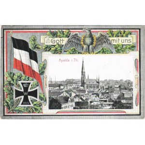 1915 Apolda i. Thüringen, Gott mit uns. Hofkunstanstalt Löffler & Co...