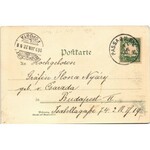 1900 Passau, Oberhaus vom Mariahilf aus. Kuenstlerpostkarte No. 1084. von Ottmar Zieher litho (EK)
