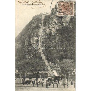 Bolzano, Bozen (Südtirol); Virglbahn / funicular, TCV card. Hátoldalon Eugen Dumtsa-nak (Dumtsa Jenő...